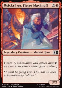 Quicksilver, Pietro Maximoff - Marvel Super Heroes Commander Decks