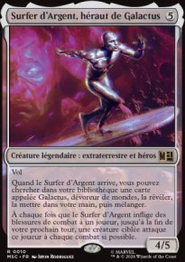 Surfer d'Argent, h�raut de Galactus - Marvel Super Heroes Commander Decks