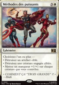 M�thodes des puissants - Marvel Super Heroes Commander Decks