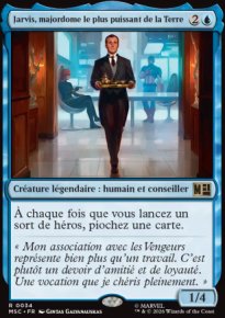 Jarvis, majordome le plus puissant de la Terre - Marvel Super Heroes Commander Decks