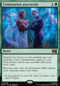 Communion ancestrale - Marvel Super Heroes Commander Decks