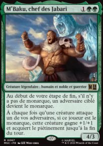 M'Baku, chef des Jabari - Marvel Super Heroes Commander Decks