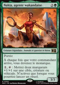 Nakia, agente wakandaise - Marvel Super Heroes Commander Decks