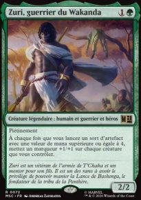 Zuri, guerrier du Wakanda - Marvel Super Heroes Commander Decks