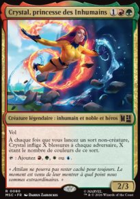 Crystal, princesse des Inhumains - Marvel Super Heroes Commander Decks