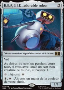 H.E.R.B.I.E., adorable robot - Marvel Super Heroes Commander Decks