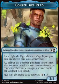 Jeton Conseil des Reed - Marvel Super Heroes Commander Decks