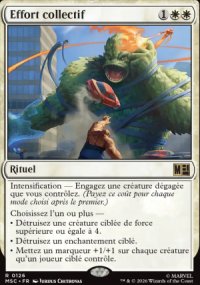 Effort collectif - Marvel Super Heroes Commander Decks