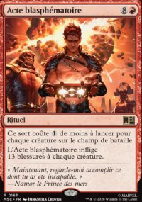 Acte blasph�matoire - Marvel Super Heroes Commander Decks