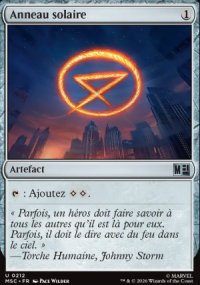 Anneau solaire - Marvel Super Heroes Commander Decks