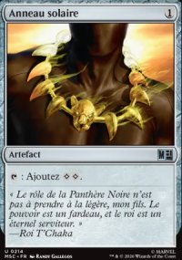 Anneau solaire - Marvel Super Heroes Commander Decks