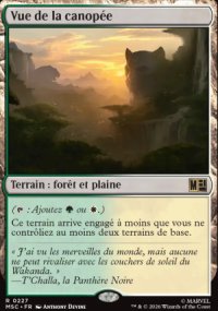 Vue de la canop�e - Marvel Super Heroes Commander Decks