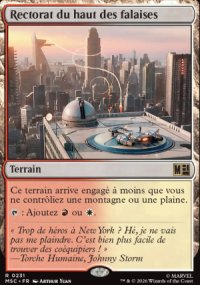 Rectorat du haut des falaises - Marvel Super Heroes Commander Decks