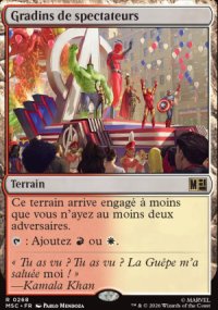 Gradins de spectateurs - Marvel Super Heroes Commander Decks