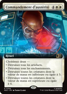 Commandement d'aust�rit� - Marvel Super Heroes Commander Decks