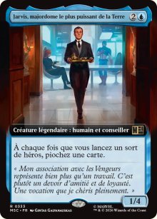 Jarvis, majordome le plus puissant de la Terre - Marvel Super Heroes Commander Decks