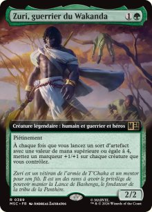 Zuri, guerrier du Wakanda - Marvel Super Heroes Commander Decks
