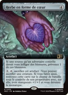 Herbe en forme de c�ur - Marvel Super Heroes Commander Decks
