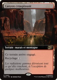 Canyon croupissant - Marvel Super Heroes Commander Decks