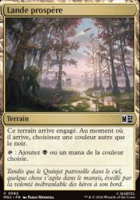 Lande prosp�re - Marvel Super Heroes Commander Decks