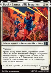 Bucky Barnes, alli� impatient - Marvel Super Heroes Commander Decks