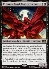 Crimson Cowl, Ma�tre du mal - Marvel Super Heroes Commander Decks