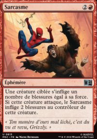 Sarcasme - Marvel Super Heroes Commander Decks