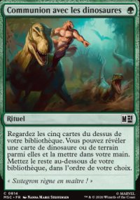Communion avec les dinosaures - Marvel Super Heroes Commander Decks