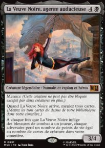 La Veuve Noire, agente audacieuse - Marvel Super Heroes Commander Decks