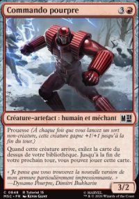 Commando pourpre - Marvel Super Heroes Commander Decks