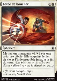 Lev�e de bouclier - Marvel Super Heroes