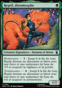 Reptil, dinomorphe - Marvel Super Heroes