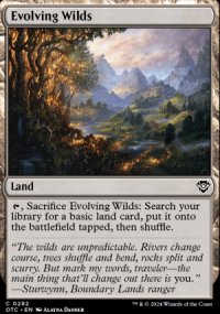 Evolving Wilds - Outlaws of Thunder Junction Commander Decks