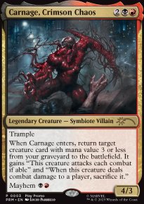 Carnage, chaos carlate - Misc. Promos
