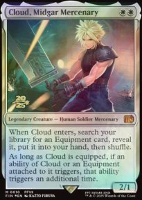 Cloud, mercenaire de Midgar - Prerelease Promos