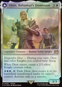 Dion, missaire de Bahamut<br>Bahamut, Primordial de la lumire