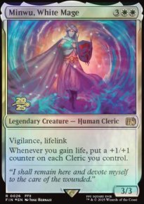 Minnwu, mage blanc - Prerelease Promos