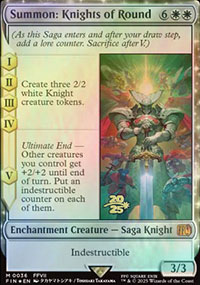 Invocation : chevaliers de la Table ronde - Prerelease Promos