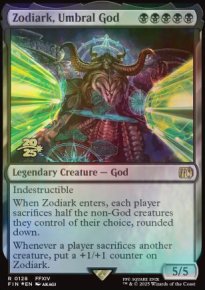 Zordiarche, icne des Tnbres - Prerelease Promos