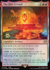 Le Cristal du feu - Prerelease Promos