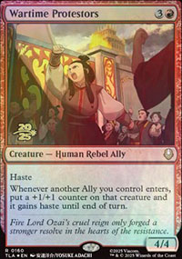 Manifestants contre la guerre - Prerelease Promos