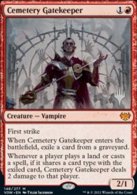 Gardien de la porte du cimetire - Planeswalker symbol stamped promos