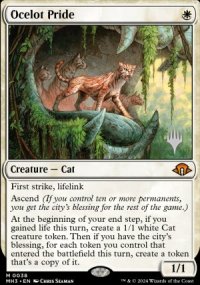 Bande d'ocelots - Planeswalker symbol stamped promos