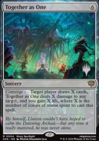 Unis dans l'effort - Planeswalker symbol stamped promos