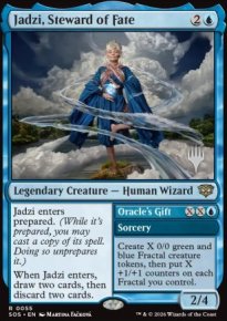 Jadzi, intendante du destin<br>Don de l'oracle - Planeswalker symbol stamped promos