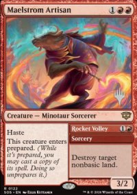 Artisan du maelstr�m<br>Vol�e destructrice - Planeswalker symbol stamped promos