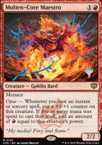 Maestro au c�ur en fusion - Planeswalker symbol stamped promos