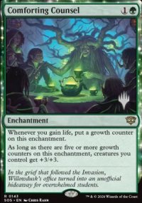 Conseil rassurant - Planeswalker symbol stamped promos