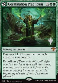 Travaux pratiques de germination - Planeswalker symbol stamped promos
