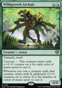 Archa�que de croissance sauvage - Planeswalker symbol stamped promos